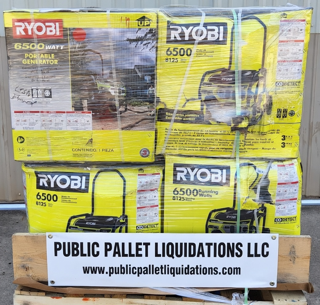 RYOBI Generator Pallet Liquidation